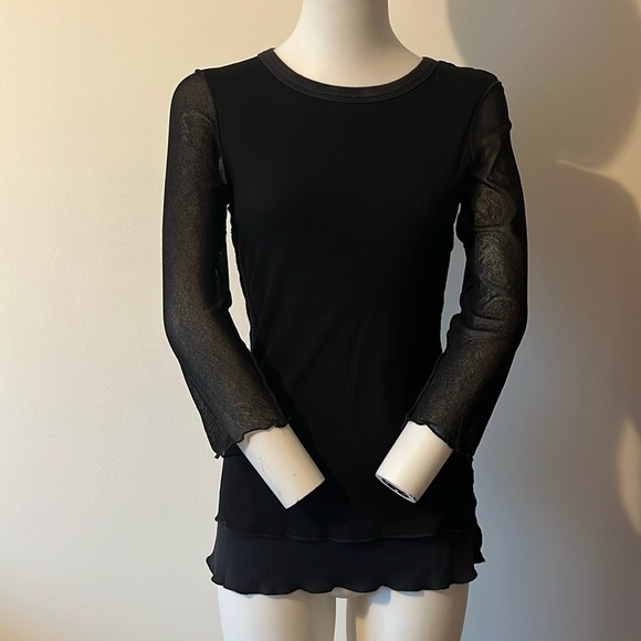 Pete 3/4 Crew Mesh Lined Black Size M - Picture 2 of 10